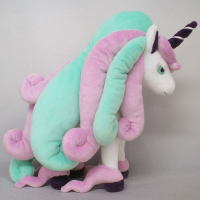 Officiële Pokemon knuffel Galar Rapidash 29cm san-ei